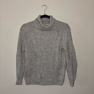 LOFT Gray Turtleneck Sweater
